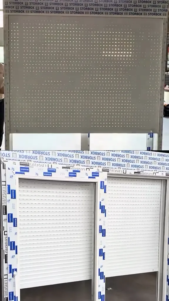 Panjur sistemlerinin atölyede açılma kapanma testini gösteren sessiz saha videosu